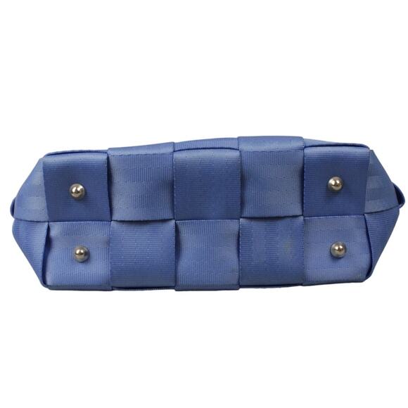 HARVEY'S Seatbelt Bag Blue Small Tote Purse Single Strap Built in the US - Picture 9 of 15